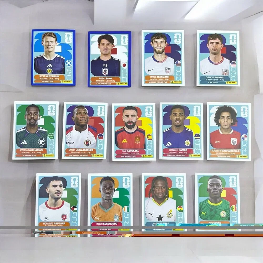 2026 Panini FIFA Club World Cup Sticker Lot 13 Pulisic Carvajal Blue Parallel